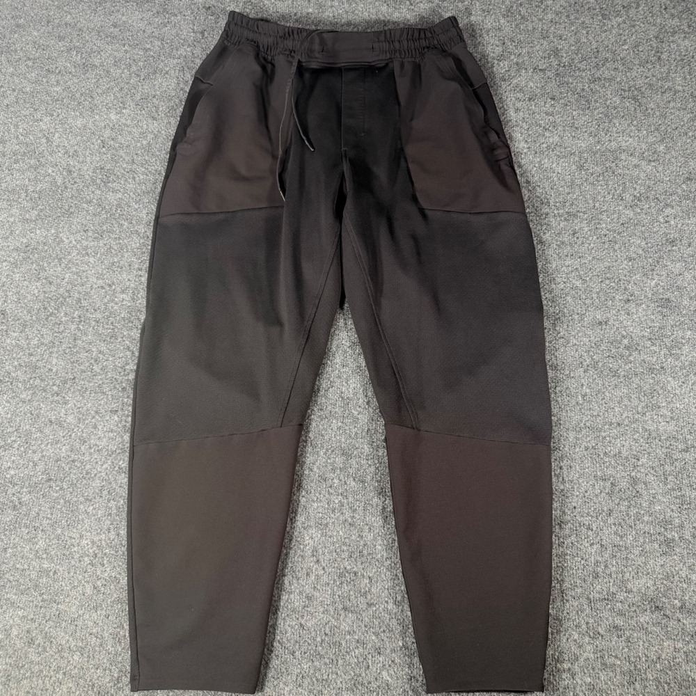 Lululemon Joggers Mens Large Black Tapered Athletic Running Pants Gym Workout L